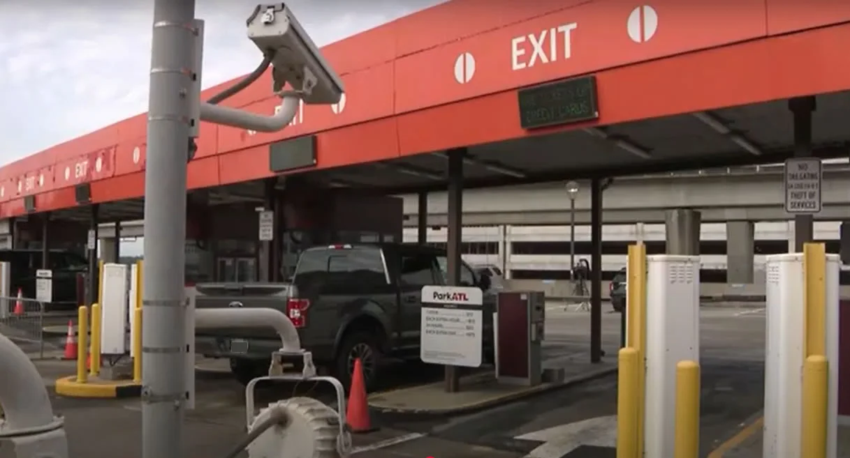 Parking access at Atlanta Airport